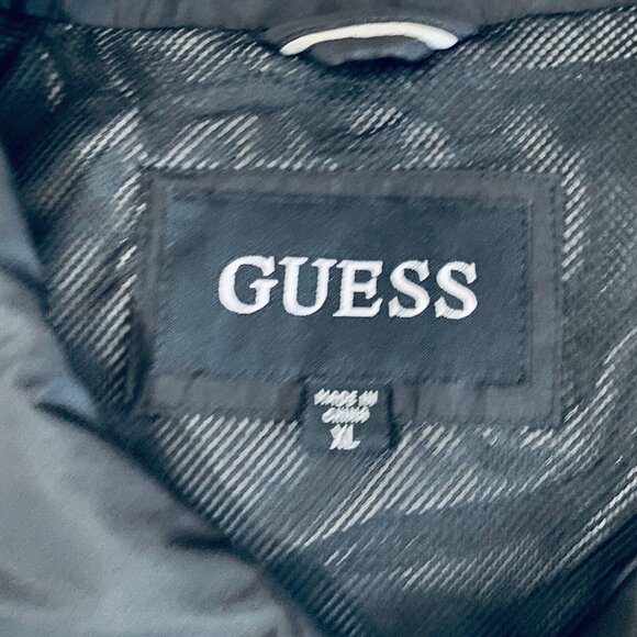 Guess Mens Jacket Snazzy Full Zip Chest Pockets All Seasons Casual XL* - Picture 11 of 12